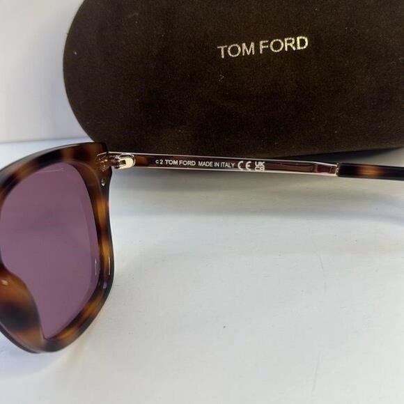 New Authentic TOM FORD TF1014 52Y Philippa 68MM Square Sunglasses - Picture 7 of 11